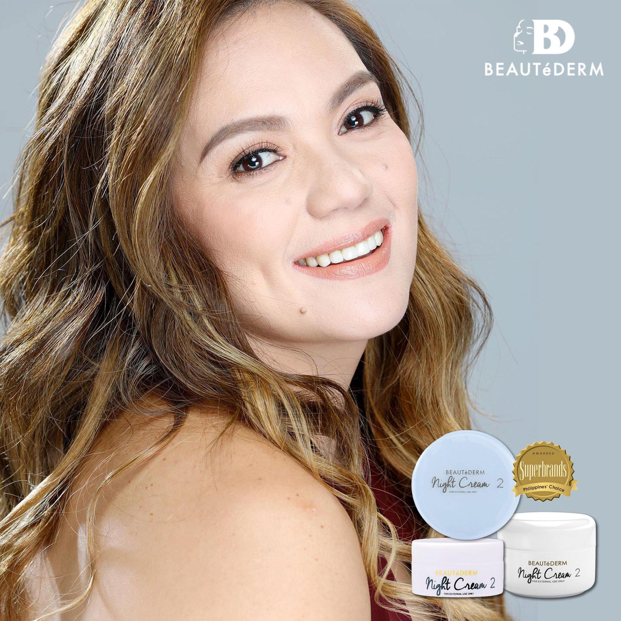 Night Cream 2, Moisturizing, by Beautederm, with Sylvia Sanchez (Beautederm Ambassador)