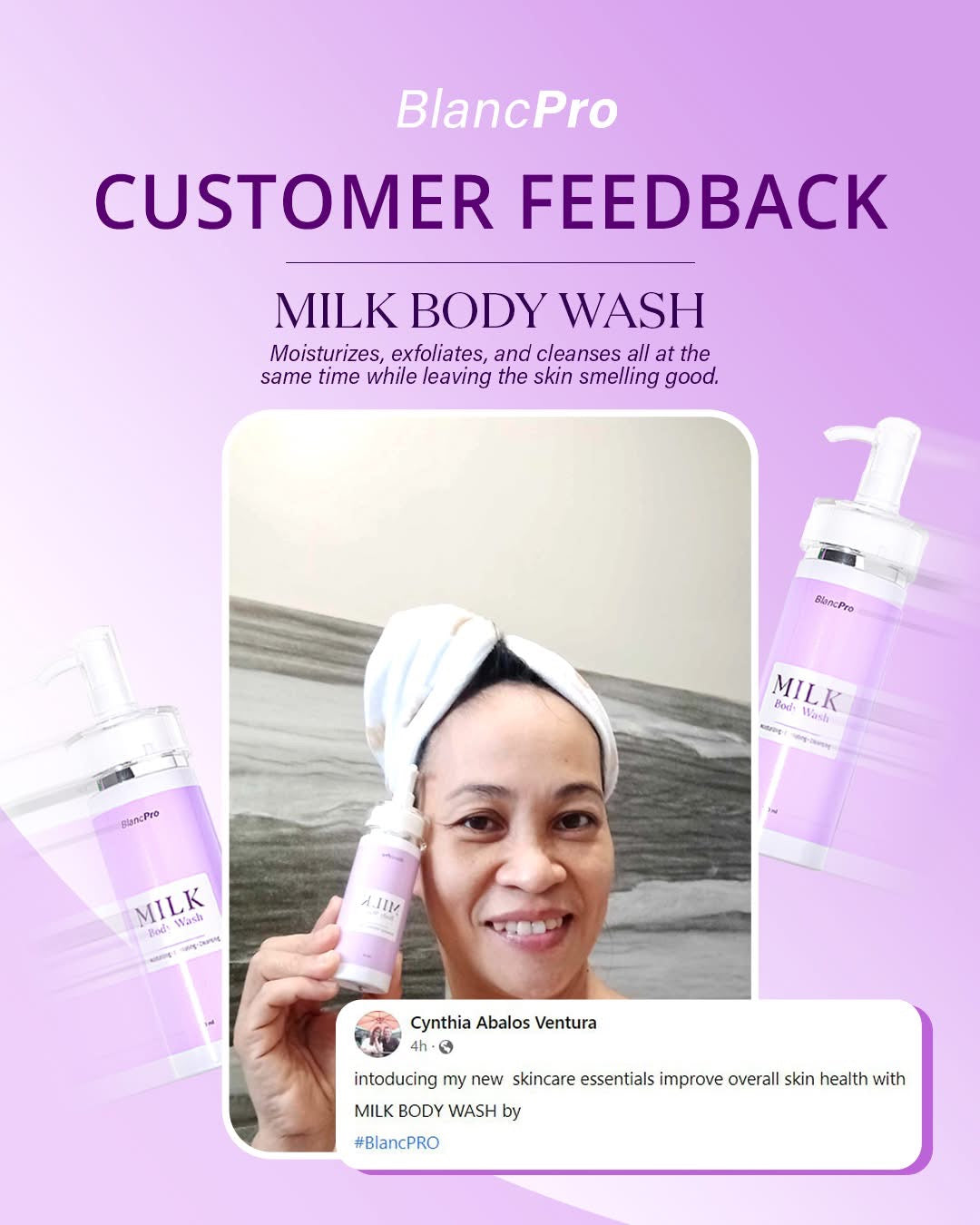 BlancPro Milk Body Wash