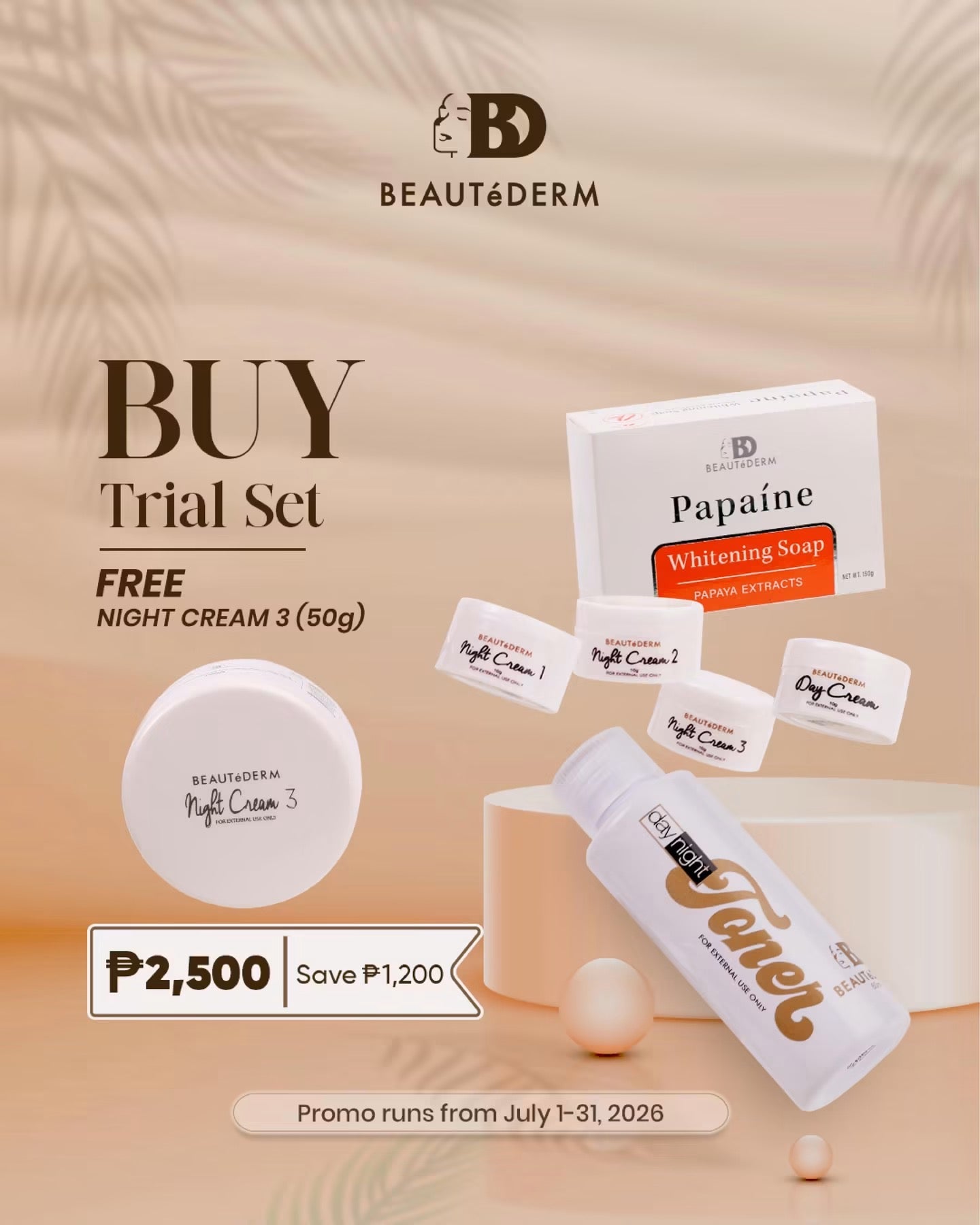 SALE! Beaute Trial Set