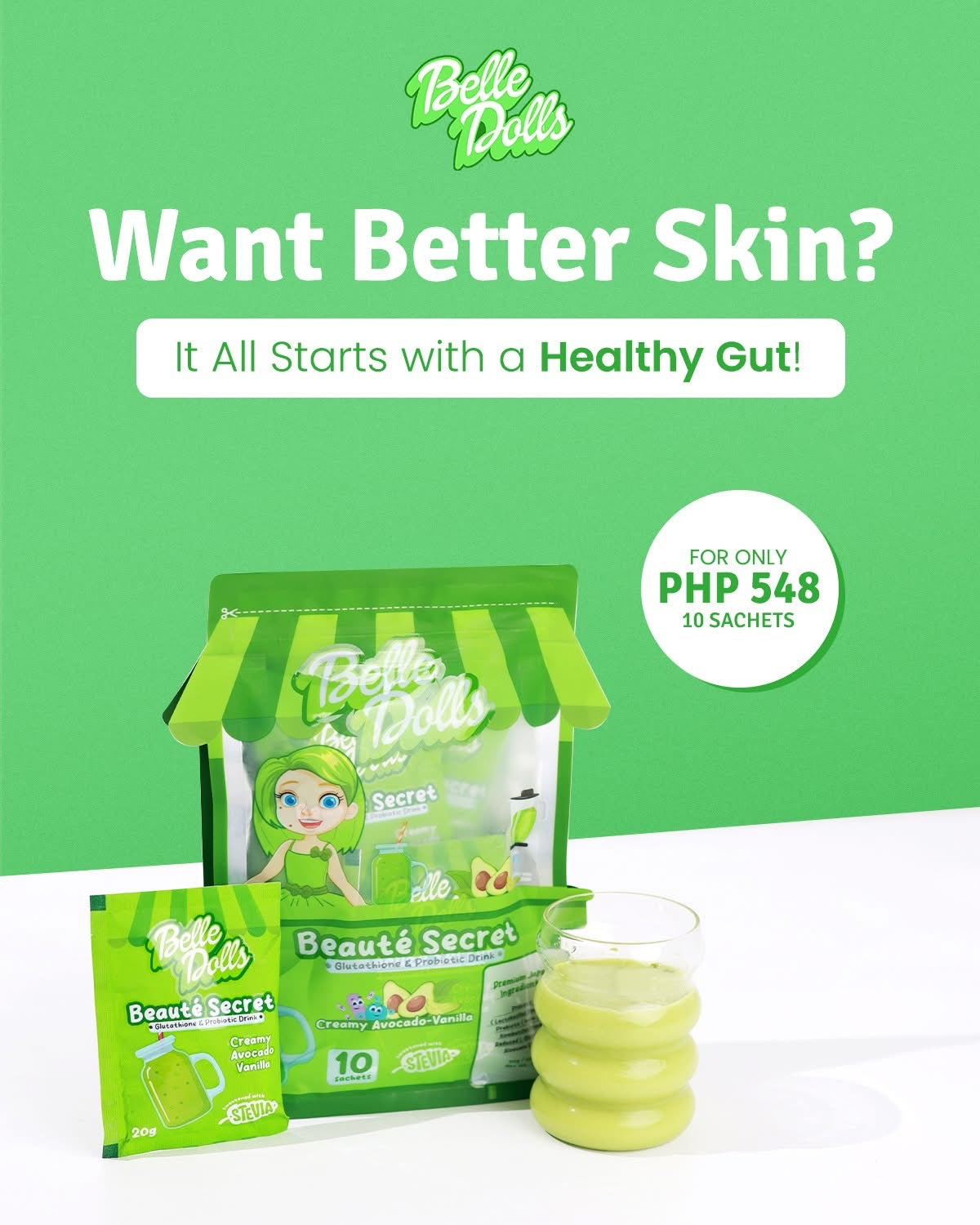 50% OFF Belle Dolls Glutathione & Probiotic Drink