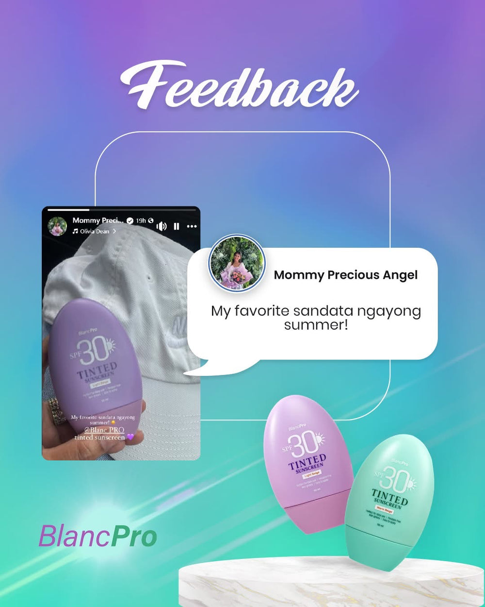 BlancPro Tinted Sunscreen SPF 30 - Light Beige