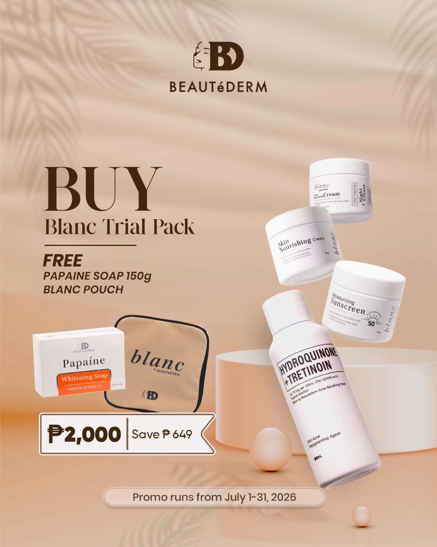 SALE! Blanc Trial Set