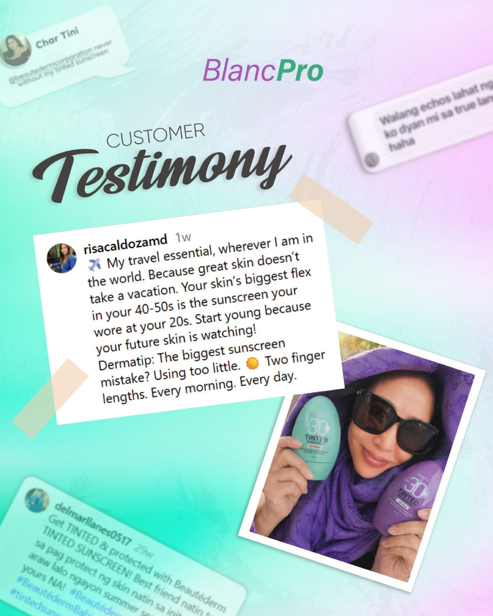 BlancPro Tinted Sunscreen SPF 30 - Light Beige