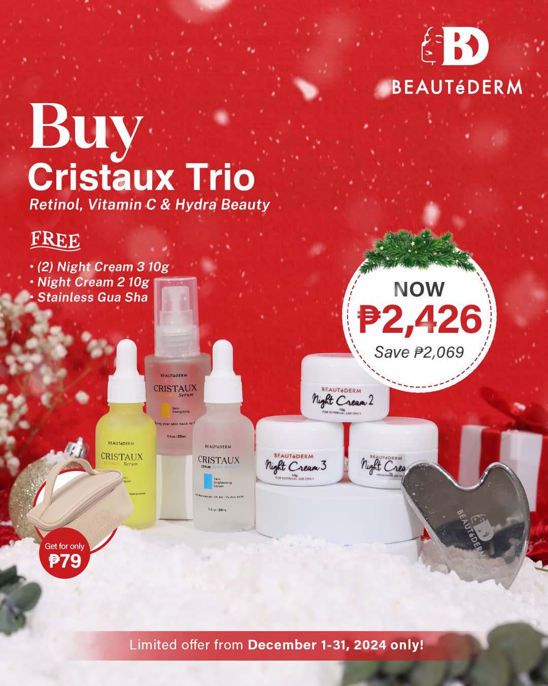 SALE! Cristaux Three Mendous Trio Serum