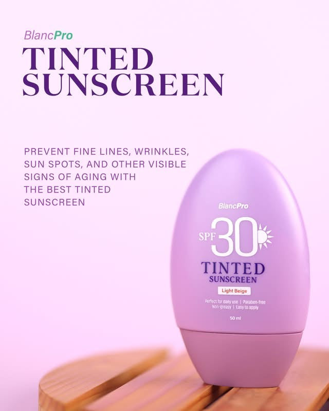BlancPro Tinted Sunscreen SPF 30 - Light Beige