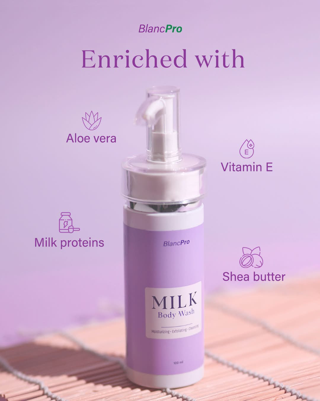 BlancPro Milk Body Wash