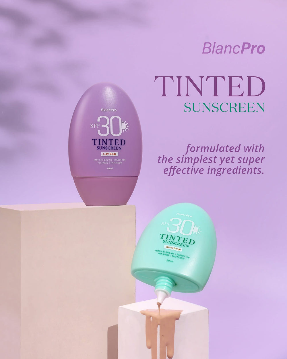 BlancPro Tinted Sunscreen SPF 30 - Light Beige