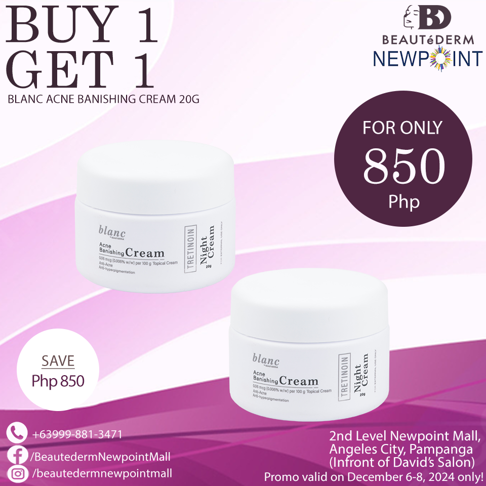 BUY 1 GET 1! Blanc Acne Banishing Cream 20g