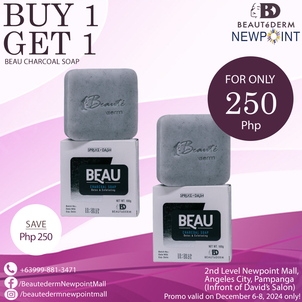 BUY 1 GET 1! Beau Charcoal Soap