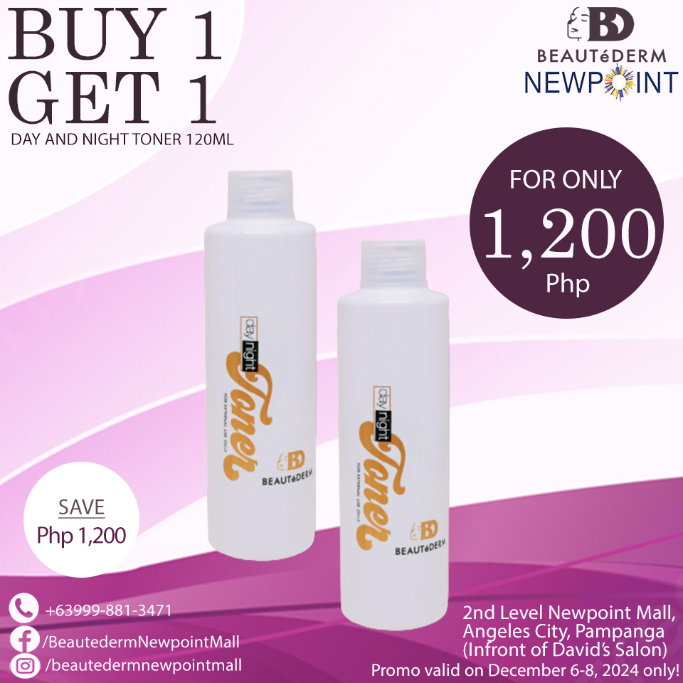 BUY 1 GET 1! Day and Night Toner 120ml