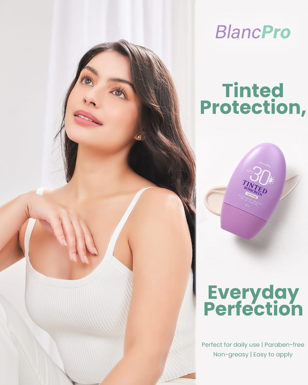 BlancPro Tinted Sunscreen SPF 30 - Light Beige