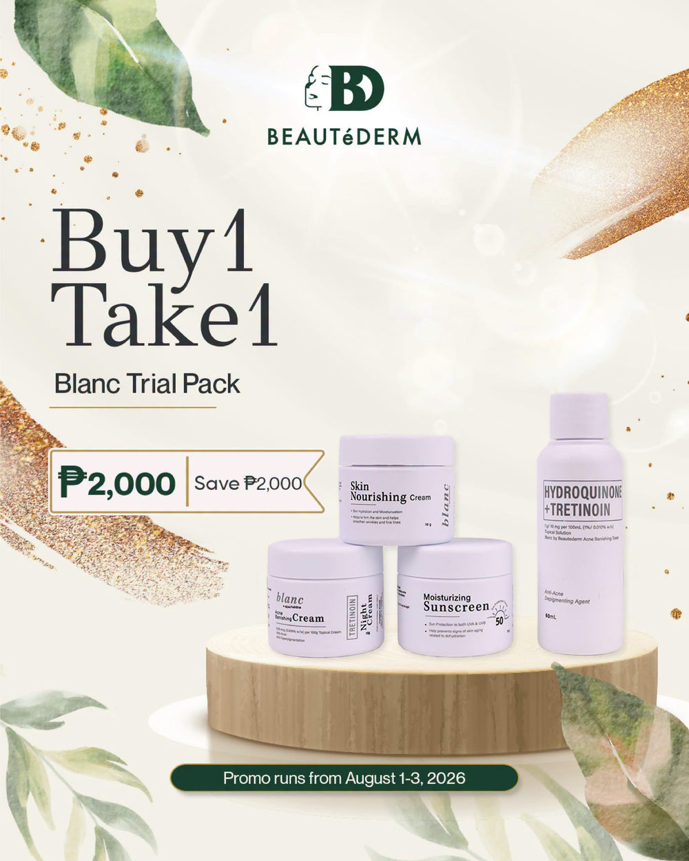BUY 1 TAKE 1 ! Blanc Trial Set