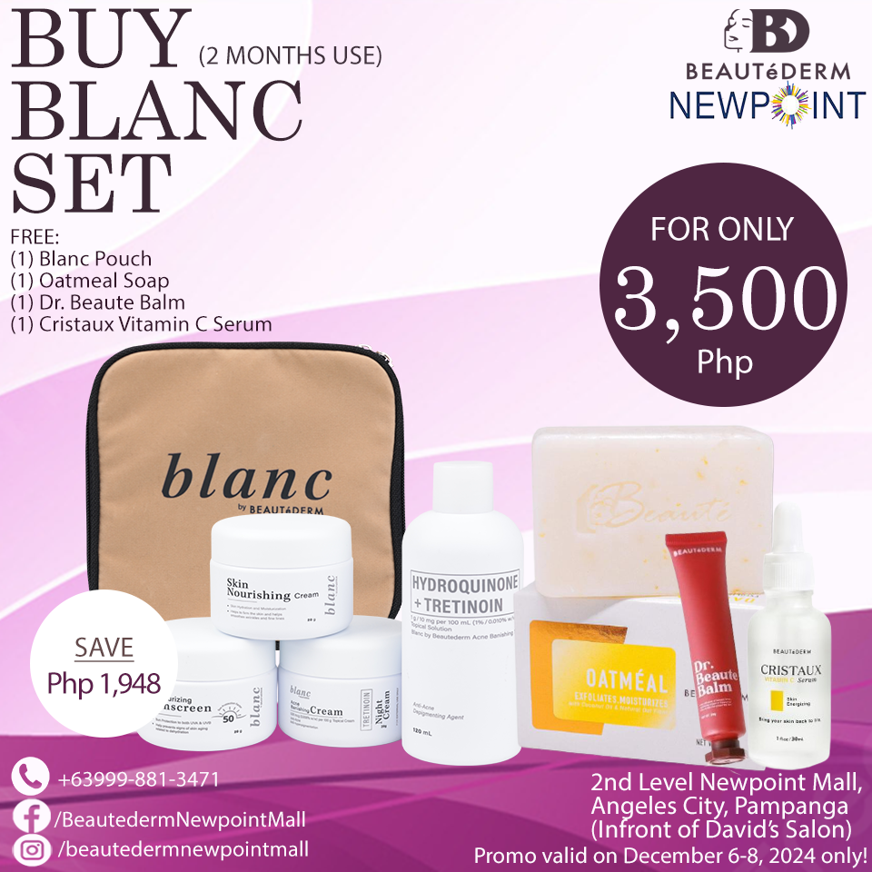 SALE! Blanc Set (2 months use)