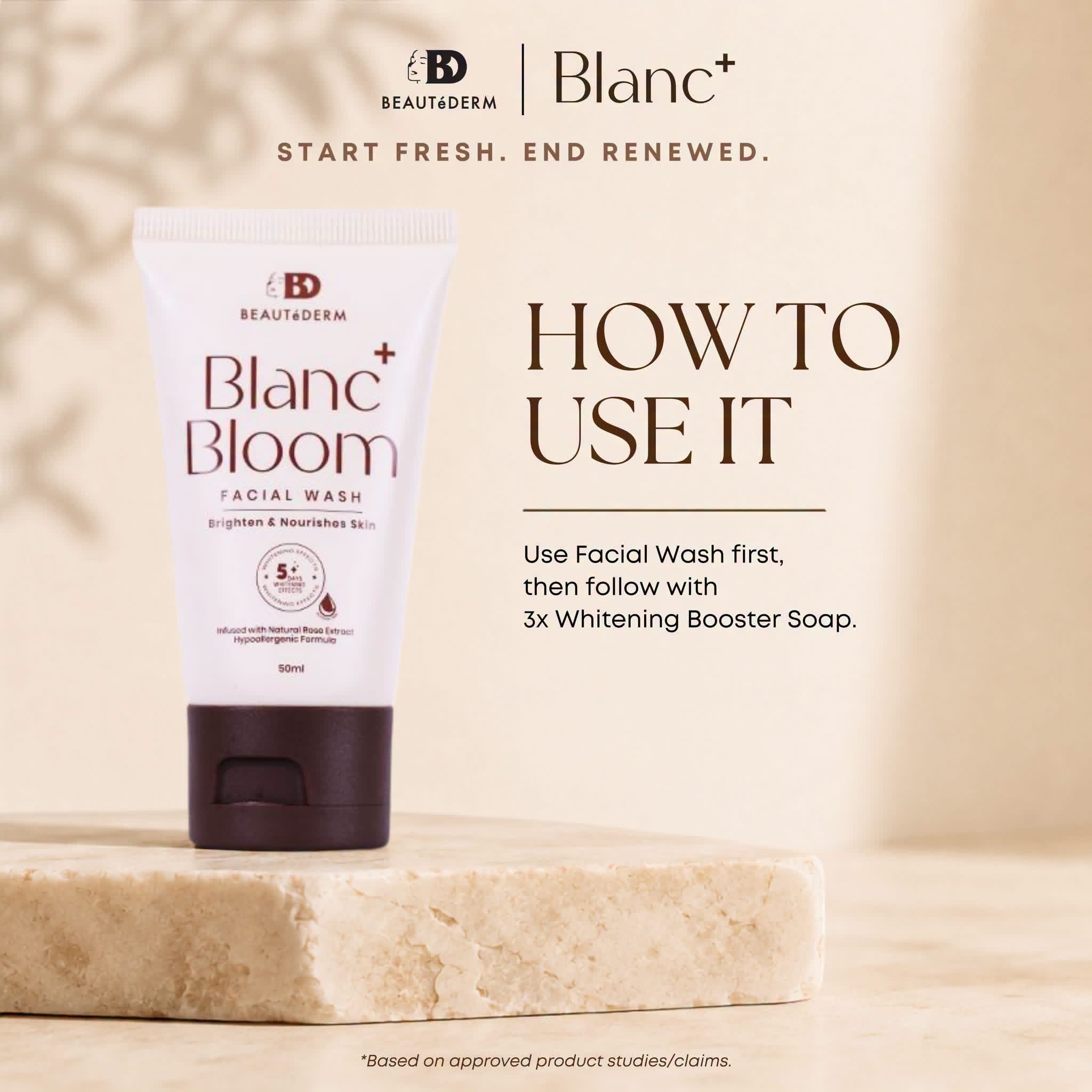 Blanc+ Bloom Facial Wash