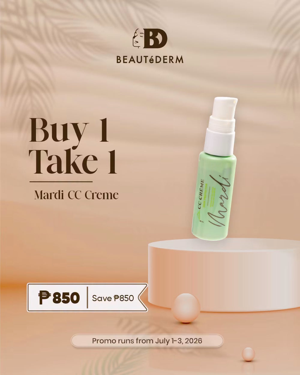BUY 1 GET 1! Mardi CC Creme Foundation