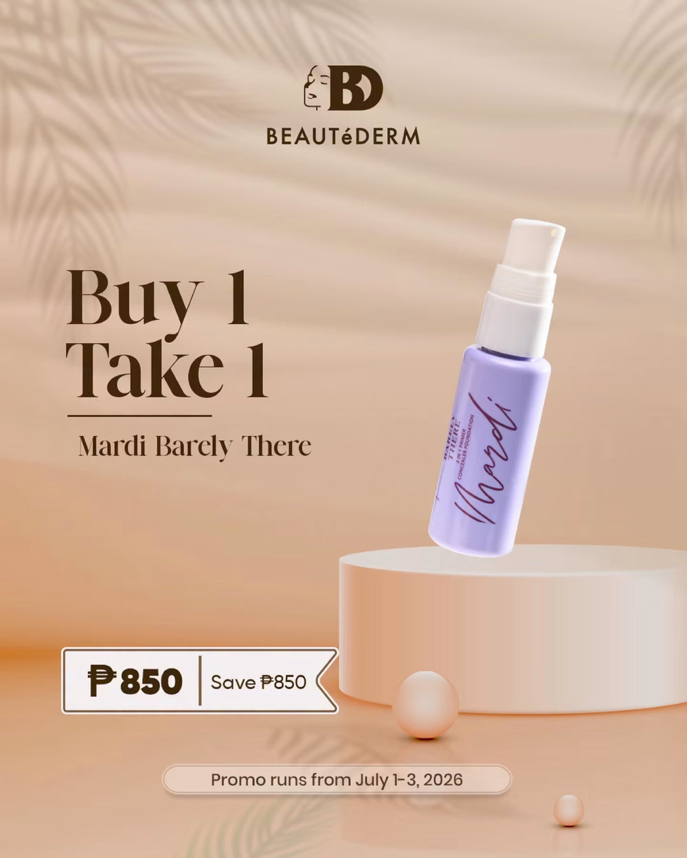 BUY 1 GET 1! Mardi Barely There