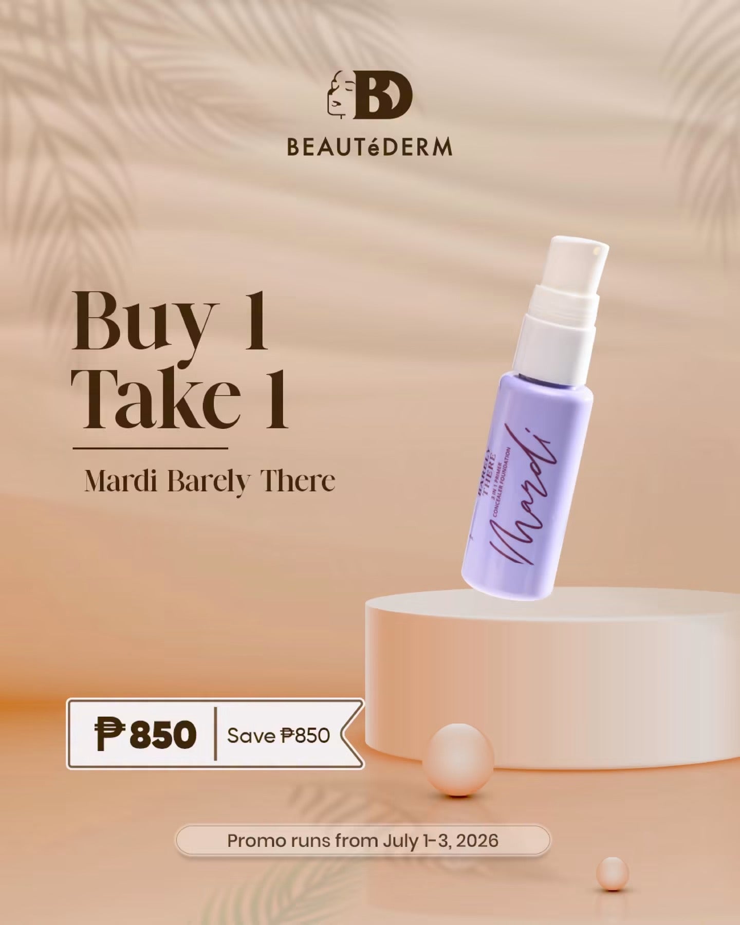 BUY 1 GET 1! Mardi Barely There