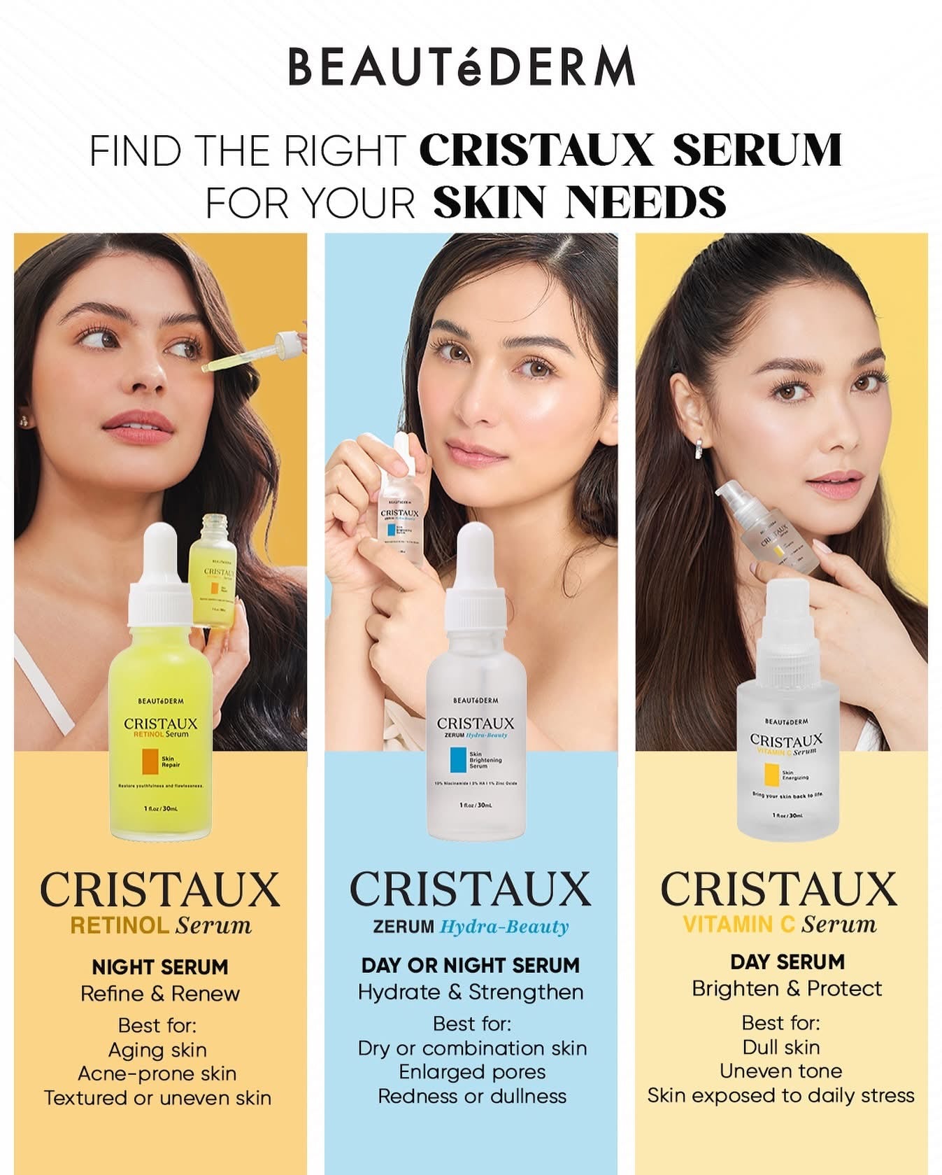 SALE! Cristaux Retinol Serum FREE Any Creams 20g