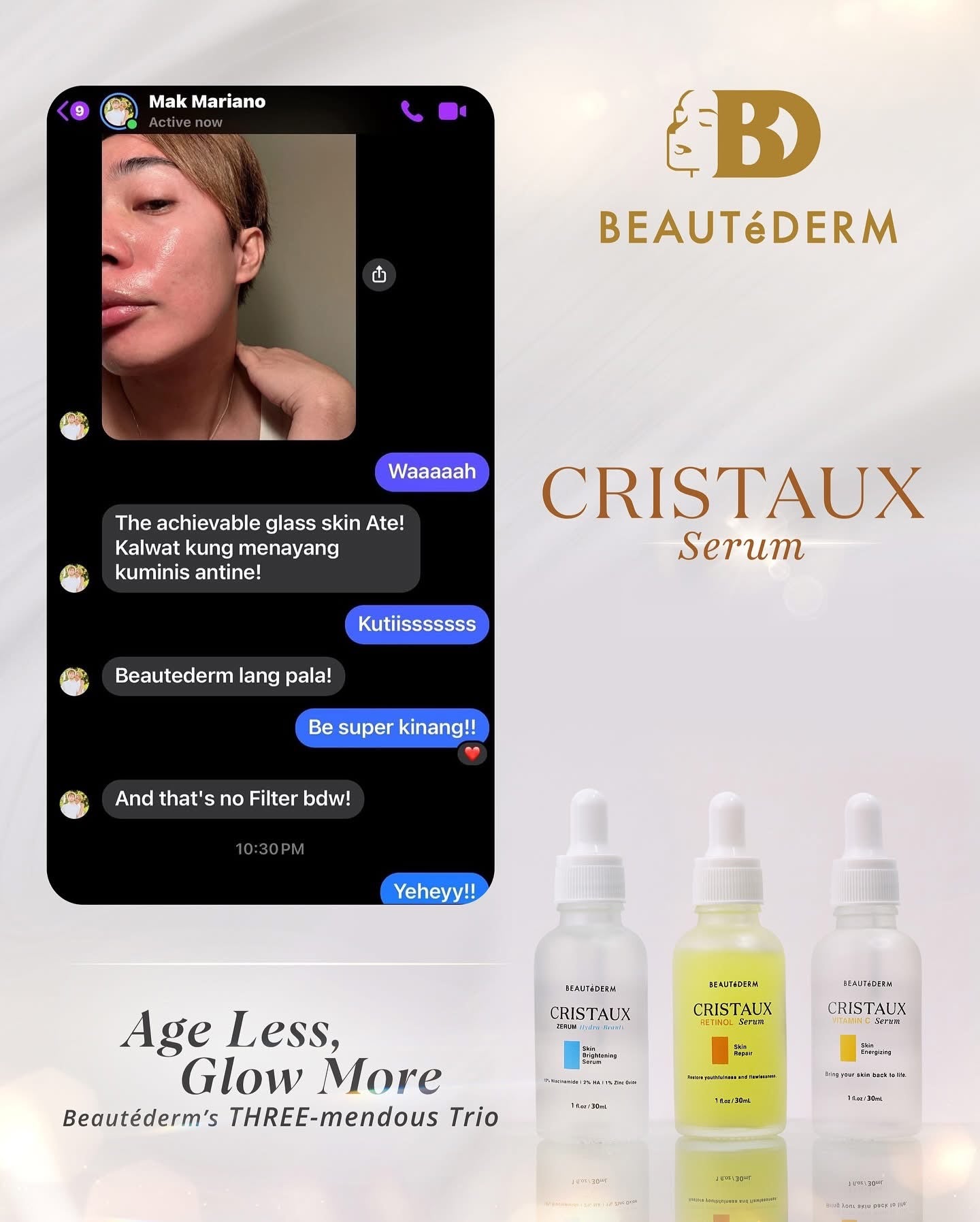 SALE! Cristaux Retinol Serum FREE Any Creams 20g