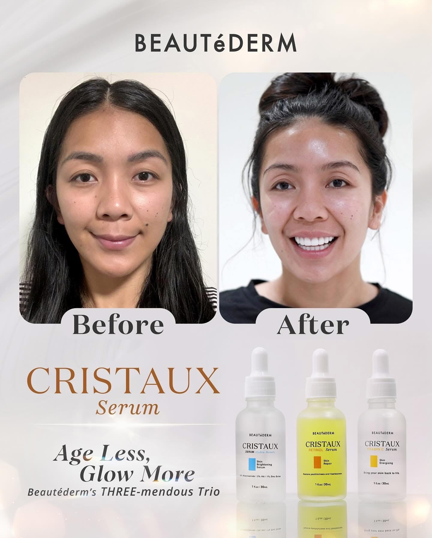 SALE! Cristaux Vitamin C Serum FREE Any Creams 20g
