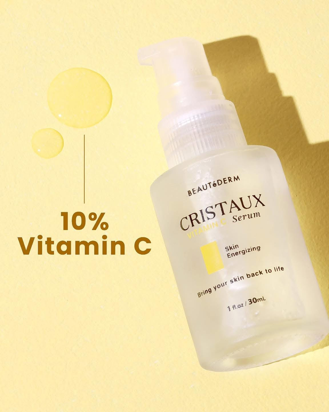 SALE! Cristaux Vitamin C Serum FREE Any Creams 20g