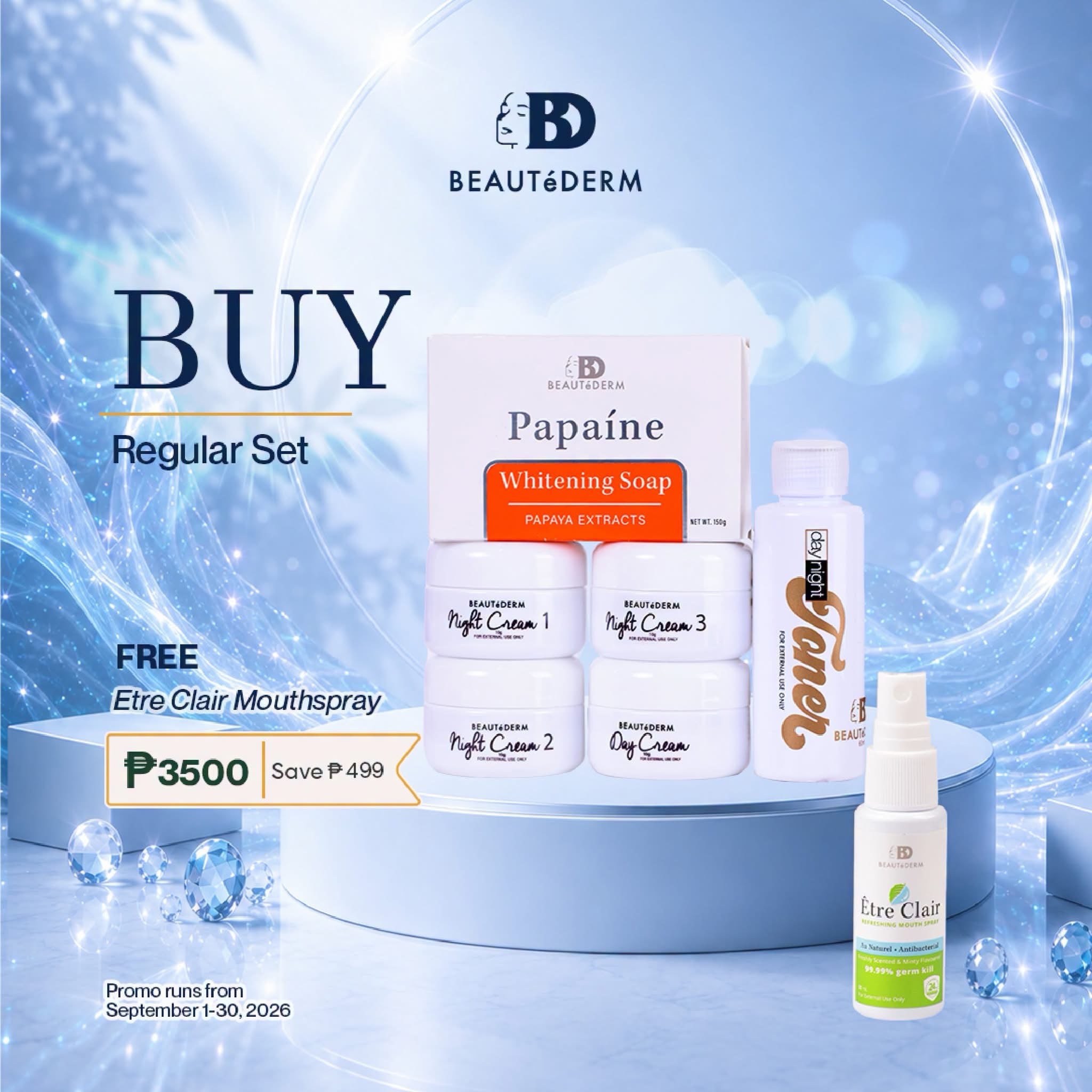 SALE! Beaute Regular Set Free Etre Clair Mouthspray