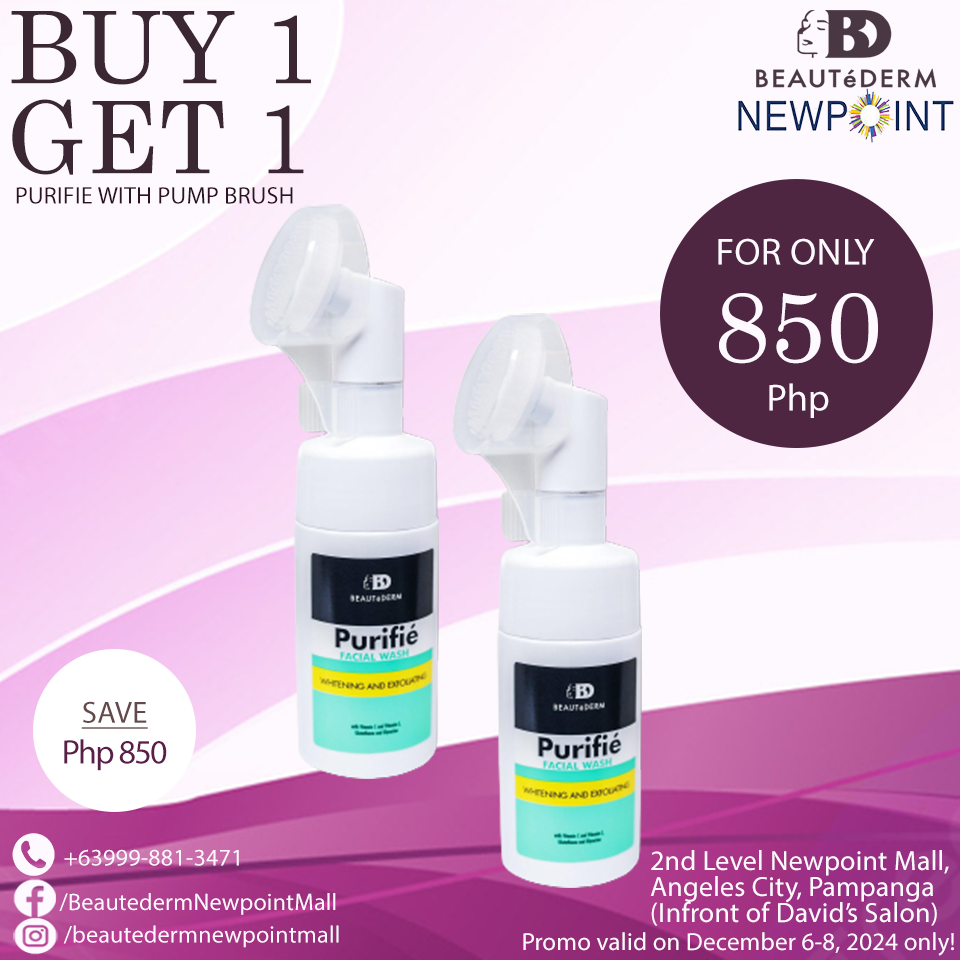 BUY 1 GET 1! Purifie with Pump Brush