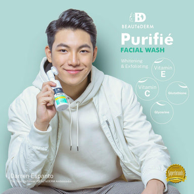 Purifie Facial Wash, Refill, by Beautederm,  with Darren Espanto (Beautederm Ambassador)