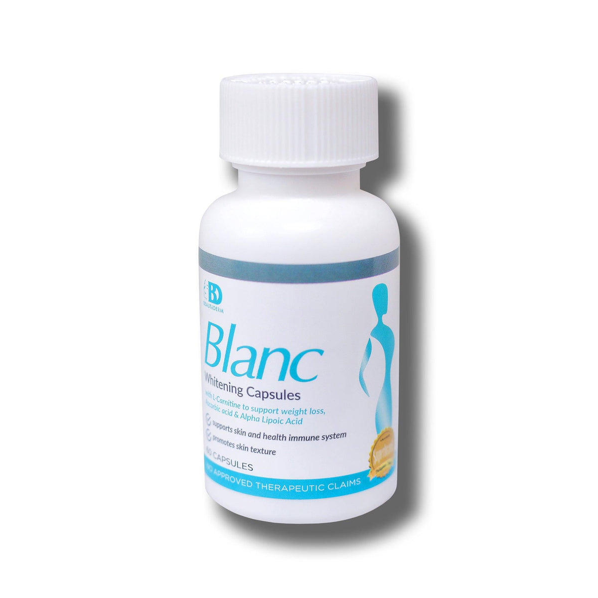 beautederm glutathione Blanc Whitening Capsules 60caps — Beautemagic