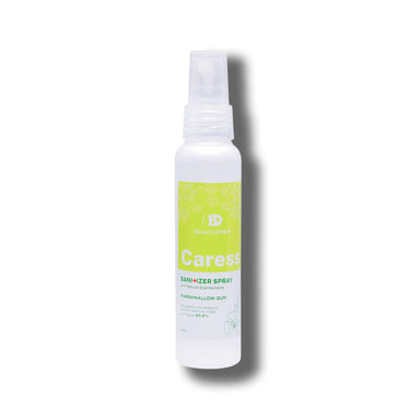 Caress Sanitizer Spray with Natural Disinfectants, Marshmallow Gum, 50ml, by Beautederm