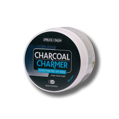 Charcoal Charmer Detoxifying Peel-off Mask, 50g, Spruce & Dash by Beautederm, by Beautederm