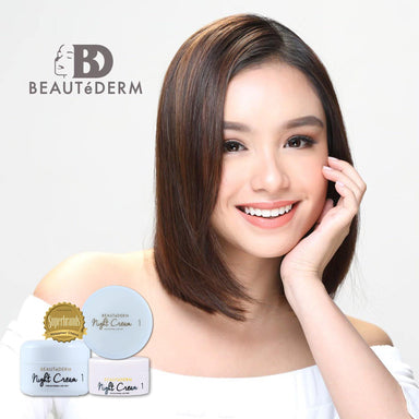 Night Cream 1, Whitening, by Beautederm, with Pauline Mendoza (Beautederm Ambassador)