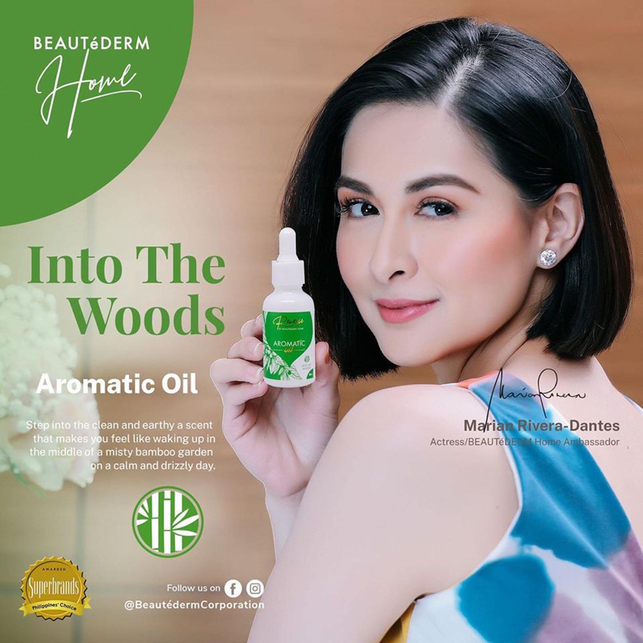 Aromatic Oil, Into The Woods (Bamboo Scent), 30ml, Reverie by Beautederm Home, with Marian Rivera-Dantes (Beautederm Home Ambassador)