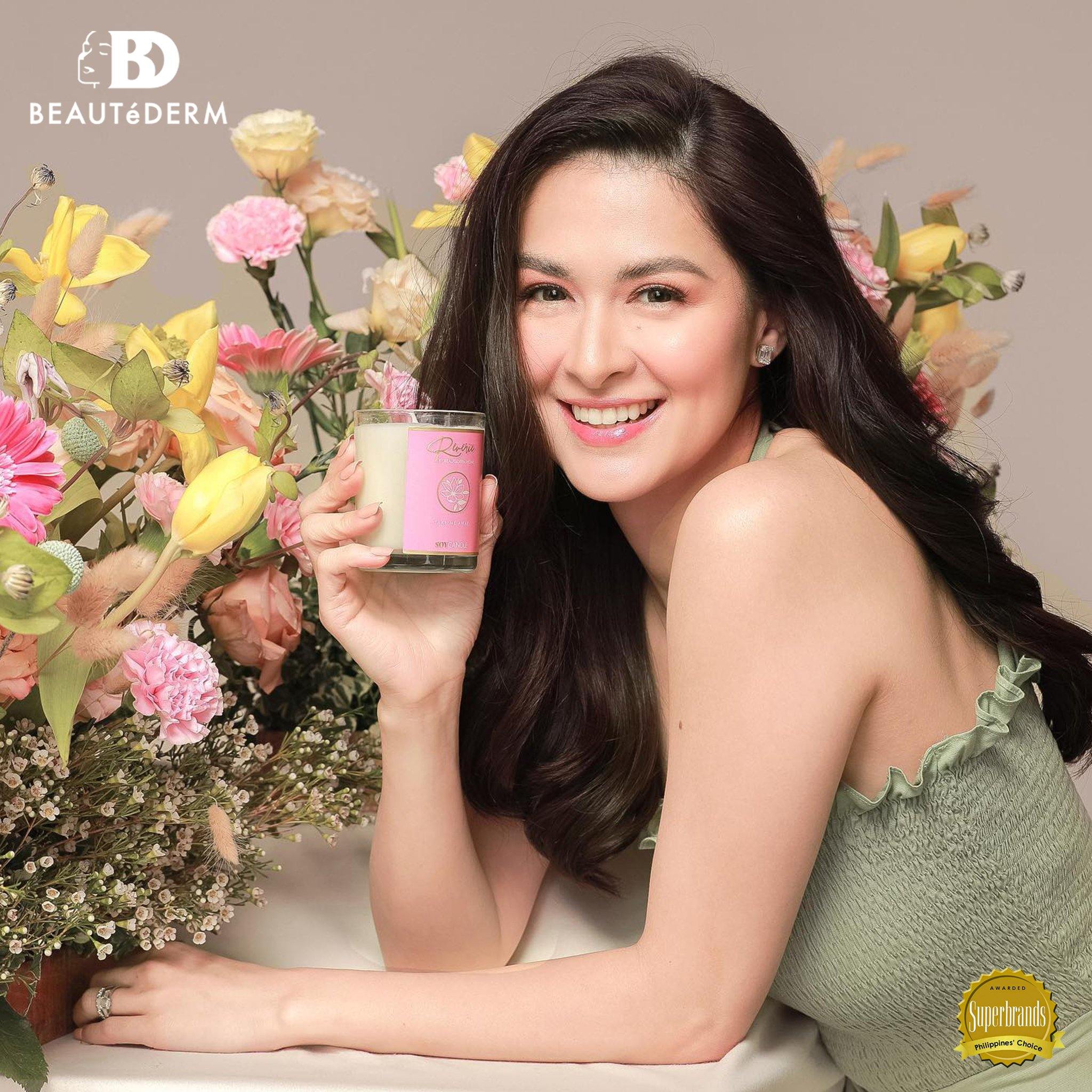 Soy Candle, Take Me Away (Cherry Blossom Scent), Reverie by Beautederm Home, with Marian Rivera-Dantes (Beautederm Home Ambassador)