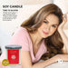 Soy Candle, Time To Bloom (Fresh Rose Scent), Reverie by Beautederm Home, with Marian Rivera-Dantes (Beautederm Home Ambassador)
