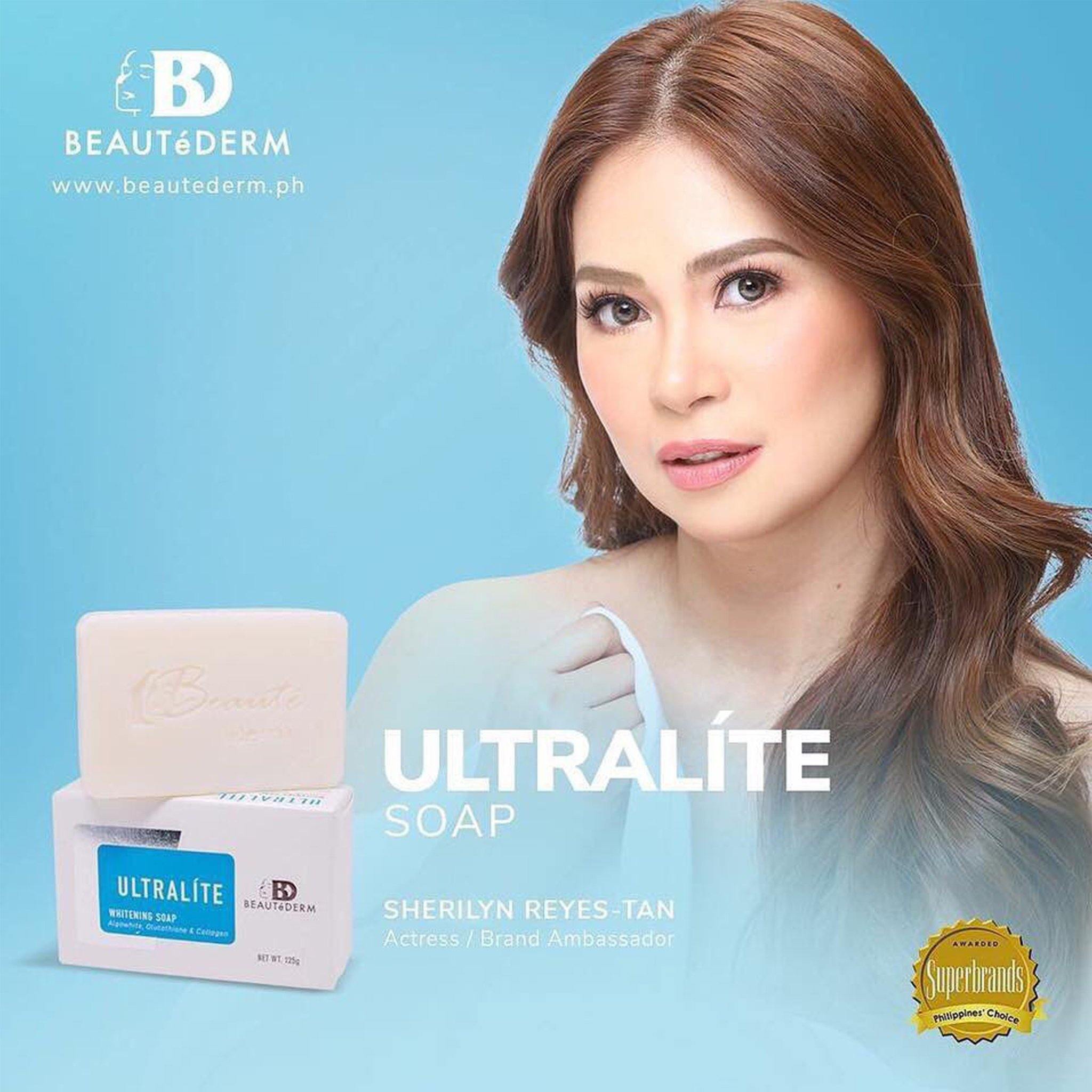 Ultralie Whitening Soap (with Algowhite, Glutathione & Collagen), 125g, by Beautederm, with Sherilyn Reyes-Tan (Beautederm Ambassador)